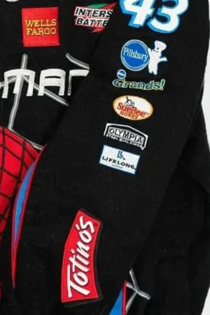 Disney Daytona 500 Spiderman Black Jacket for Sale