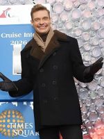 Eve With Ryan Seacrest 2026 Press Junket Peacoat