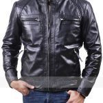 Glen Cafe Racer Distressed Various Color Leather Jacket