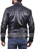 Glen Cafe Racer Distressed Various Color Leather Jacket