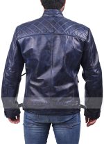 Glen Cafe Racer Distressed Various Color Leather Jacket