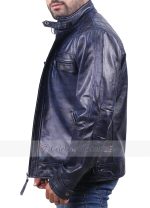 Glen Cafe Racer Distressed Various Color Leather Jacket