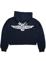 Indianapolis 500 Wing Wheel Flag Cropped Jacket