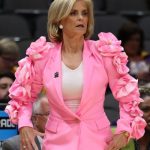 Lsu Coach Kim Mulkey Pink Jacket