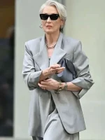 Meryl Streep The Devil Wears Prada 2 Grey Blazer