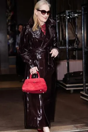 Meryl Streep at The Devil Wears Prada 2 Global Press Tour Coat