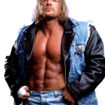 WWE Diesel Vintage Triple H Denim Jacket with Patches