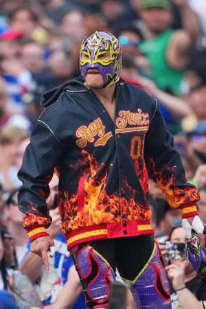 WWE SummerSlam 2025 Rey Fenix Hooded Jacket