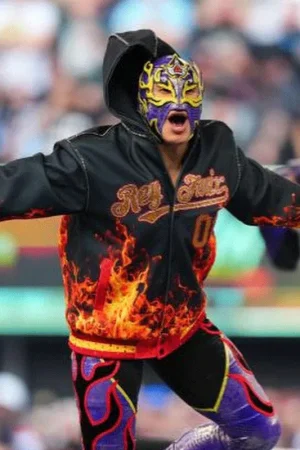 WWE SummerSlam 2025 Rey Fenix Hooded Jacket