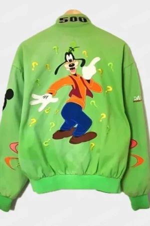 Buy Now Disney Daytona 500 Goofy Racing Green Jacket For Men And Women