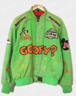 Buy Now Disney Daytona 500 Goofy Racing Green Jacket For Men And Women