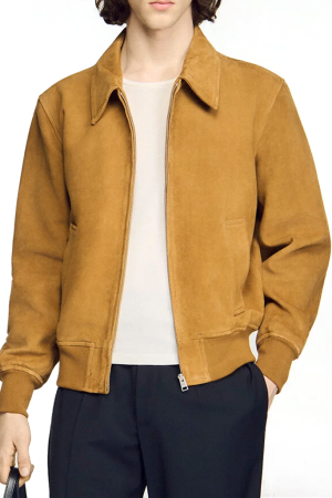 Euphoria S03 Jacob Elordi Suede Leather Jacket
