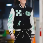 WNBA Off-white New York Liberty Varsity Jacket