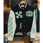 WNBA Off-white New York Liberty Varsity Jacket