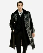 Bill Skarsgård Leather Coat Met Gala 2026