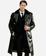 Bill Skarsgård Leather Coat Met Gala 2026