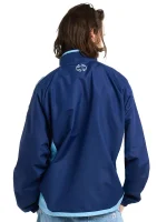 Timothée Chalamet Argentina AFA Adidas Three Stripes, Concentric Wave Graphic Navy & Sky Blue Track Jacket