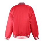 Alabama Crimson Tide A Game Crimson Varsity Satin Jacket - Image 2
