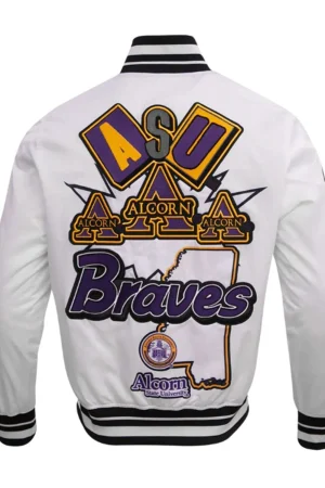 Alcorn State University Homecoming Rib Satin Jacket