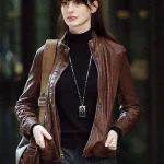 Anne Hathaway The Devil Wears Prada Leather Jacket