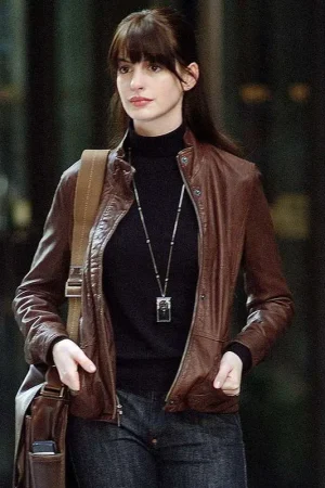 Anne Hathaway The Devil Wears Prada Leather Jacket