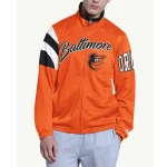 Baltimore Orioles Heritage Orange and Black Track Jacket