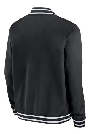 Black Team USA Full-Zip Bomber Jacket