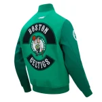 Boston Celtics Born For Sport Kelly Green Varsity Jacket