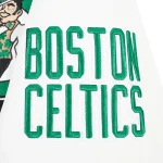Boston Celtics City Arch Black and White Varsity Jacket
