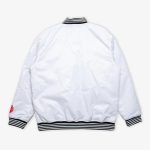 Boston Celtics White Varsity Nylon Jacket - Image 3