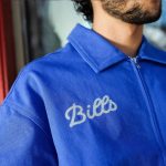 Buffalo Bills Work Royal Cotton Jacket - Image 3
