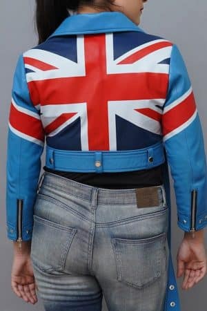 Cammy Street Fighter 6 Blue Leather Jacket