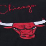 Chicago Bulls Black Mechanic Cropped Full-Zip Jacket