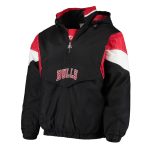 Chicago Bulls Blackout Breakaway Anorak Hooded Jacket - Image 2