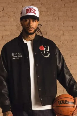 Chicago Bulls Derrick Rose Retirement Varsity Jacket