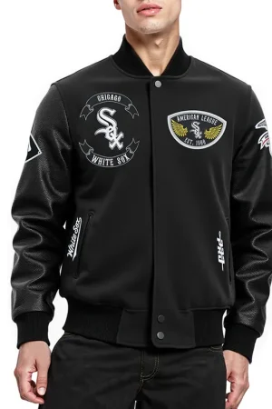 Chicago White Sox Born For Sport Black Varsity Jacket