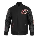 Cleveland Cavaliers Classic Wine/Black Varsity Jacket