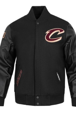 Cleveland Cavaliers Classic Wine/Black Varsity Jacket