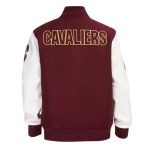 Cleveland Cavaliers Classic Wine/Black Varsity Jacket