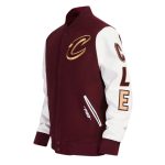 Cleveland Cavaliers Classic Wine/Black Varsity Jacket