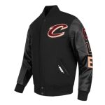 Cleveland Cavaliers Classic Wine/Black Varsity Jacket