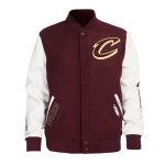 Cleveland Cavaliers Classic Wine/Black Varsity Jacket