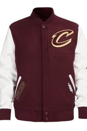 Cleveland Cavaliers Classic Wine/Black Varsity Jacket