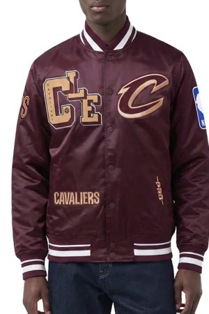 Cleveland Cavaliers Warriors Best of Rib Satin Jacket