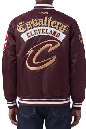 Cleveland Cavaliers Warriors Best of Rib Satin Jacket