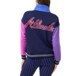 Colorblock Classic Atlanta Braves Quarter-Zip Sweatshirt