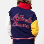 Colorblock Classic Atlanta Braves Quarter-Zip Sweatshirt