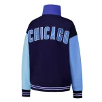 Colorblock Classic Chicago Cubs Quarter-Zip Sweatshirt