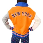 Colorblock Classic NY Mets Quarter-Zip Sweatshirt