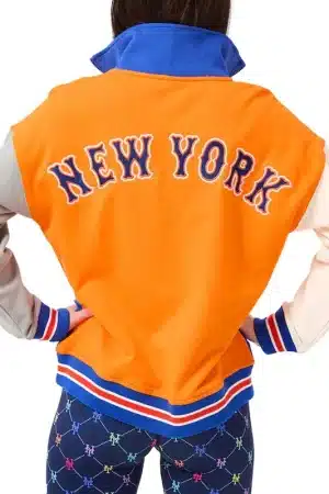 Colorblock Classic NY Mets Quarter-Zip Sweatshirt
